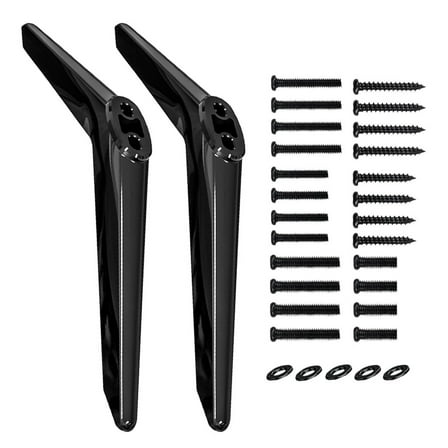 Heavy Duty TV Base Stand for 60" 65" for Renters and Temporary Setups