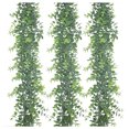 thumbnail image 5 of 3 piezas de plantas artificiales decorativas resistentes al desgaste, hojas colgantes, decoración de primavera para el hogar., 5 of 5