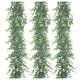 thumbnail image 5 of 3 piezas de plantas artificiales decorativas resistentes al desgaste, hojas colgantes, decoración de primavera para el hogar., 5 of 5