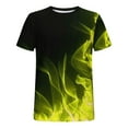 thumbnail image 5 of KIHOUT Men's Cotton Blend Short Sleeve Crew Neck Tees, Full Graphic Printed T-shirt Athletic Workout Gym T-shirts for Men, Moisture Wicking, 5 of 5