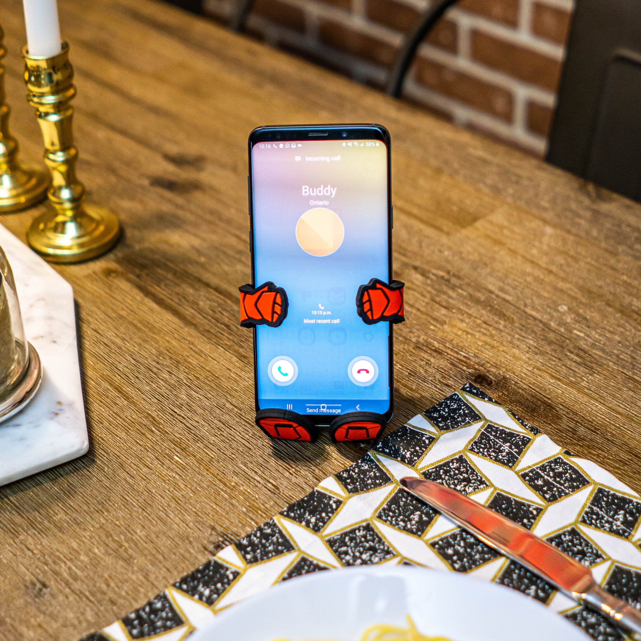 photo Marvel Hug Buddy Phone Holder Walmart iron man hug buddy universal fit phone