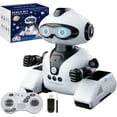 thumbnail image 1 of Juguetes para niños, juguetes robot de control remoto de 2,4 Ghz con música y ojos LED para niños/niñas, juguetes RC regalo para niños de 3 a 12 años, adolescentes para cumpleaños, Halloween, Navidad, 1 of 3