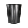 thumbnail image 2 of Genuine Joe 6-gallon Fire-safe Trash Can - 6 gal Capacity - Fire-Safe, Sturdy - 14" Height x 13" Diameter - Metal, Steel - Black - 1 Each, 2 of 11