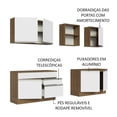thumbnail image 3 of Cocina Integral 240cm Marrón/Blanco Glamy Madesa 06, 3 of 5