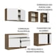 thumbnail image 3 of Cocina Integral 240cm Marrón/Blanco Glamy Madesa 06, 3 of 5