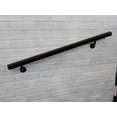 thumbnail image 2 of Aluminum Handrail Direct AHR Aluminum Wall Handrail w/ Mounts (11' Length,Dark Copper) USA Made, 2 of 5