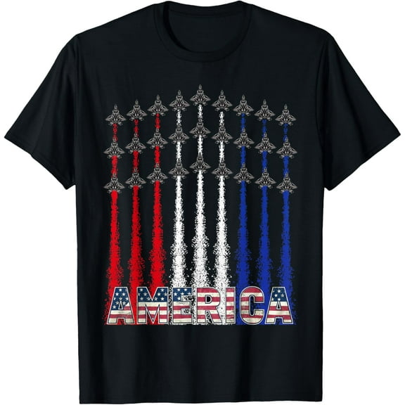 Patriotic Shirts For Men Jet Gifts 4th Of July Shirts For Men Women T-shirt