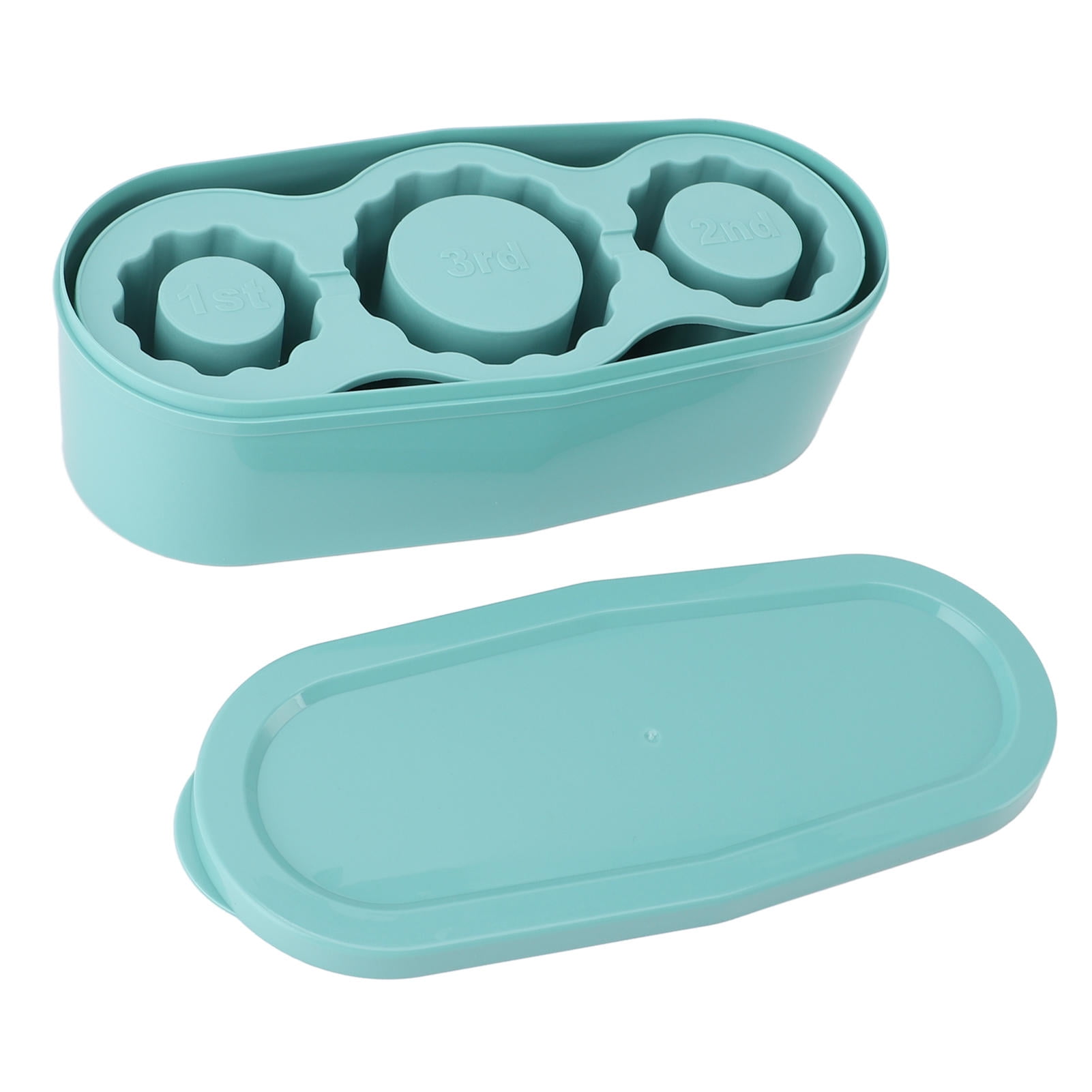 Suodoka Large Capacity Silicone Cylinder Ice Cube Tray – Easy Release, Food‑Grade, Dishwasher Safe, 4.72"×11.02"
