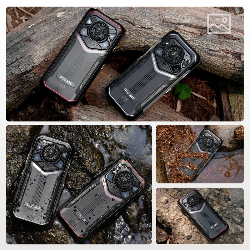 DOOGEE Blade 20 Pro Rugged Phone Unlocked, Android 15 Rugged Smartphone, 11800mAh, Octa Core, 24GB+256GB, 125dB Speakers, 6.6" HD Display, 50MP+Night Vision Camera, Face ID/Fingerprint/NFC/WIFI6/OTG