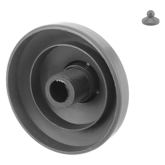 UPOUART Outdoor Patio Umbrella Finial Cap Plated Silver Plastic Parasol Top Cover Easy to Replace