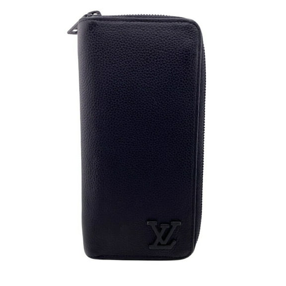 Pre-Owned LOUIS VUITTON Louis Vuitton Wallet M81743 Zippy Vertical LV Aerogram Long Black