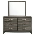 thumbnail image 3 of Watson 6-drawer Dresser with Mirror Grey Oak, 3 of 12