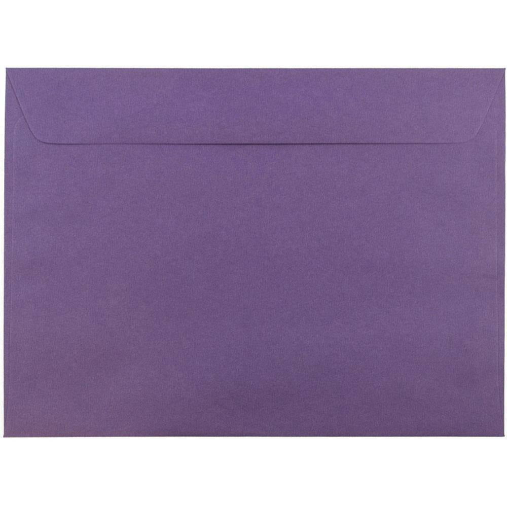 Bulk 500/Box JAM PAPER 9 x 12 Booklet Colored Envelopes Blue 