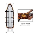 thumbnail image 5 of HELLHERO Pumpkin Maple Leaf Iron Padding Cover(15" x 54")Non-Slip Stretch Elastic Fit Resists Scorching and Staining, 5 of 6