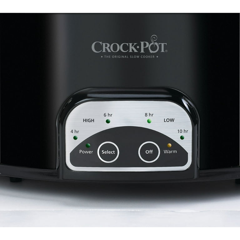 Crock-Pot SCV400-B 4 qt Slow Cooker - Black Original Slow Cooker