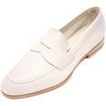 thumbnail image 1 of Santoni Mocassins en Cuir Gris pour Femmes Noelle - 7 m, 1 of 3