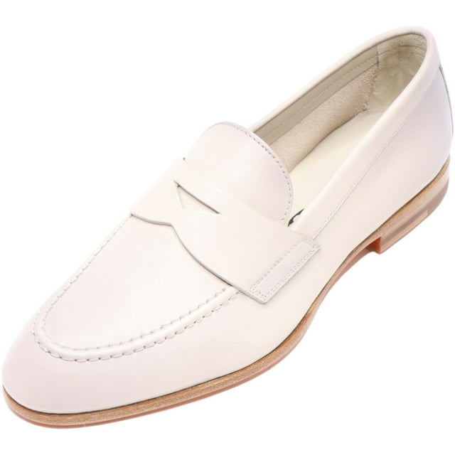 Santoni Mocassin Noelle pour Femme Gris en Cuir Mocassins et à Enfiler - 9,5 m