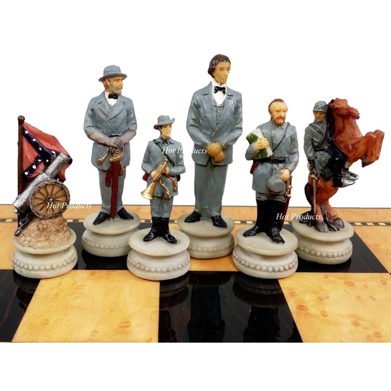 US American Civil War Generals Chess Set 17