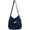 Dark Blue, variant on Women's Vintage Denim Multi-pocket Crossbody Shoulder Tote Bag, Black