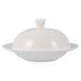 thumbnail image 1 of EIMELI Ceramic Dinner Plate Round White 1Set 20x7.9x4.3in, 1 of 8