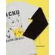 thumbnail image 5 of Camiseta Pokémon para niños, ropa de skater, color gris, de Pikachu, de 13 a 14 años, 5 of 7