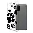 thumbnail image 2 of FINCIBO Soft TPU Clear Case Slim Protective Cover for Samsung Galaxy S20+ Plus 6.7" 2020 (NOT FIT Samsung Galaxy S20 6.2" 2020), Dog Paw Prints, 2 of 4