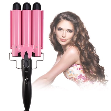 Yosoo Tourmaline Ceramic Temperature Adjustable Triple Pipe Hair