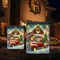 thumbnail image 3 of FLAGWIX Red Truck Christmas Barn Farm American Solar LED Garden Flag (11.5" x 17.5") MLN4449SF - USA Flags Decor Indoor Outdoor, 3 of 5
