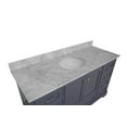 thumbnail image 7 of Harper 60" Single Bathroom Vanity with Marine Gray and Carrara Marble Top, 7 of 7