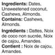 Larabar Sans Gluten Crème à la noix de coco 5 barres x 48 g, 240 g – image 4 sur 6