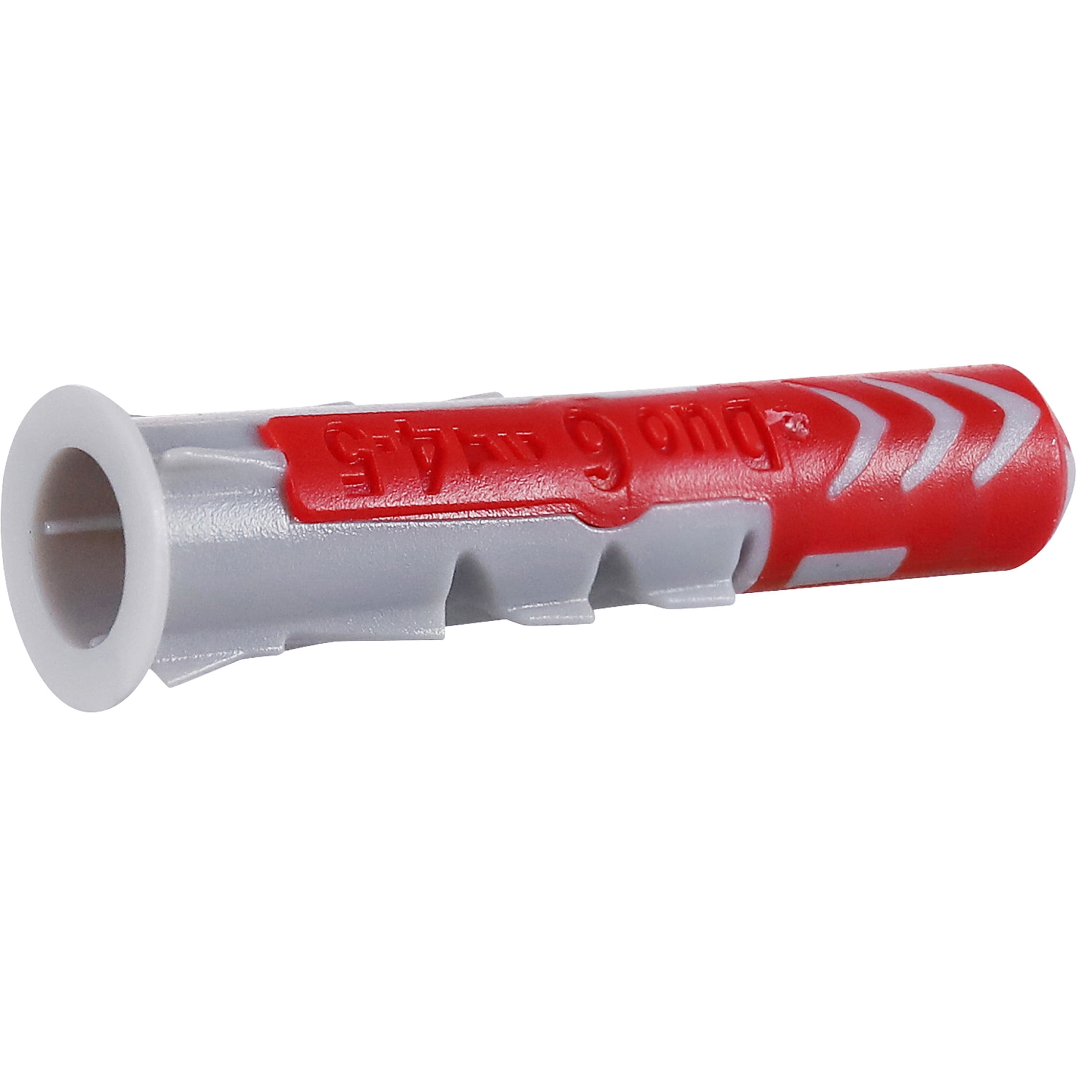 DuoPower Contractor-Strength Nylon Anchor Kit, #6-10 & #8-12, Nylon, 55 lb., Red, 60 pack