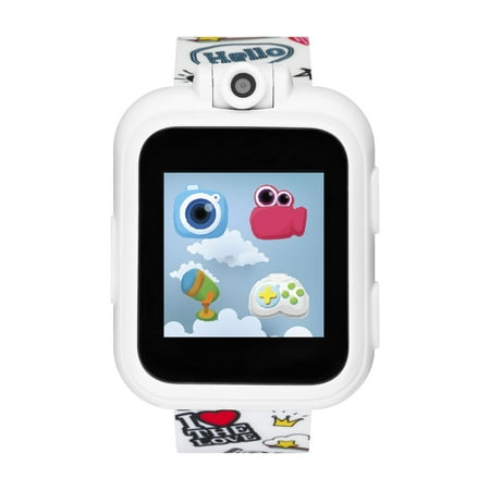 iTech Jr. Kids Smartwatch for Girls - White Graffiti