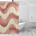 thumbnail image 2 of Yayeee Shower Curtain with Hooks 72"x72" Waterproof Fabric Bathroom Hanging Decor, Soft Pink Pattern, 2 of 5