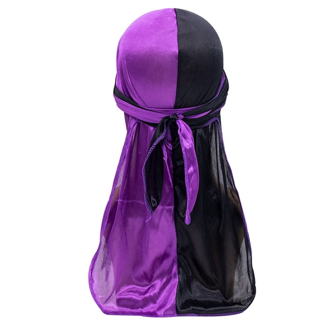 Headwrap And Bandana Style Satin Cap For Everyday Casual Wear With Elastic Hair Band In Hop Fashion