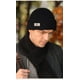 thumbnail image 3 of Gorro de punto para hombre, gorro exterior de algodón puro, gorro de lana cálido y grueso, mascarilla multiusos, 3 of 4