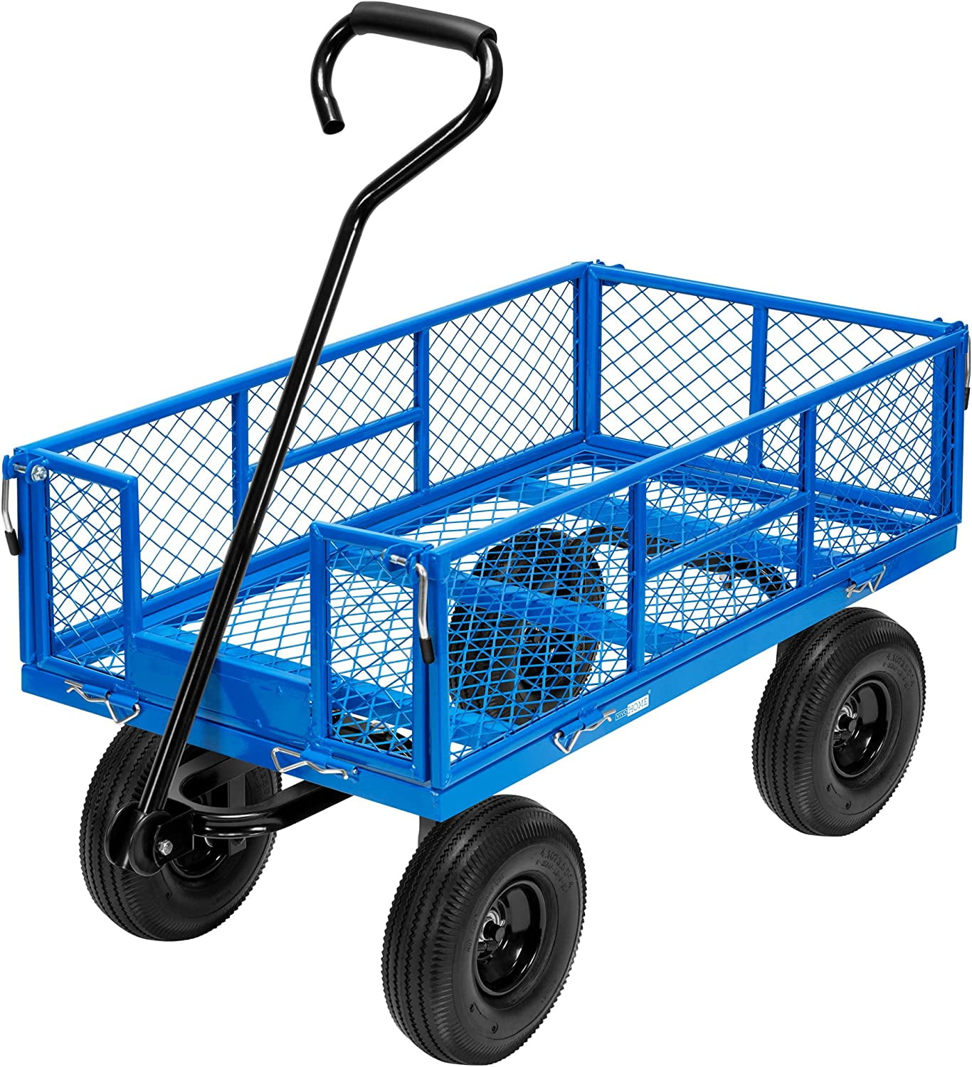 VIVOHOME Heavy Duty Mesh Steel Garden Cart 880 lbs, Folding Utility