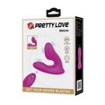 thumbnail image 1 of Pretty Love Melvin Stimulateur Double - Fuchsia, 1 of 5