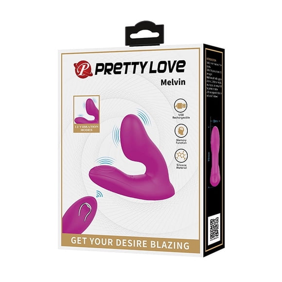 Pretty Love Melvin Stimulateur Double - Fuchsia