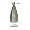 thumbnail image 1 of Yuarrent Dispensador de jabón espumoso de acero inoxidable de 300ML, vidrio grueso para evitar daños, elegante bomba de jabón para cocina y baño Suministros de limpieza para el hogar Yuarrent HA060699-00B, 1 of 6