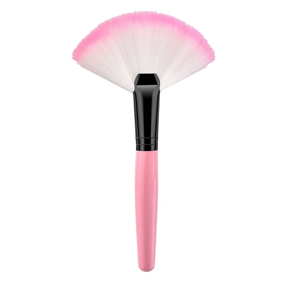 SIEYIO Synthetic Fiber Fan Makeup Brush For Women Travel Brushes Face Cosmetic Application Eyeshadow Brush Ergonomic Handle