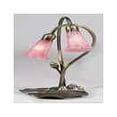 thumbnail image 2 of 16"H Pink Pond Lily 2 Lt Accent Lamp, 2 of 3