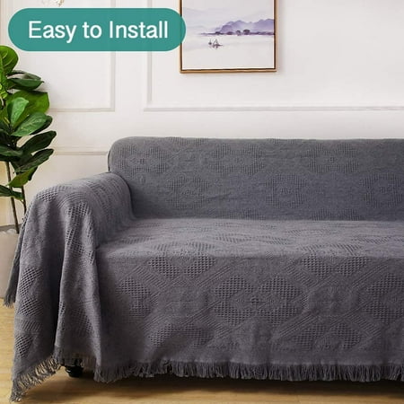Rhf Couch Covers For 3 Cushion Sectional Sofa Cover Dogs Throw Blankets Large Dark Grey Canada Rhf Couch Covers For 3 Cushion, Large Furniture Throw Covers
