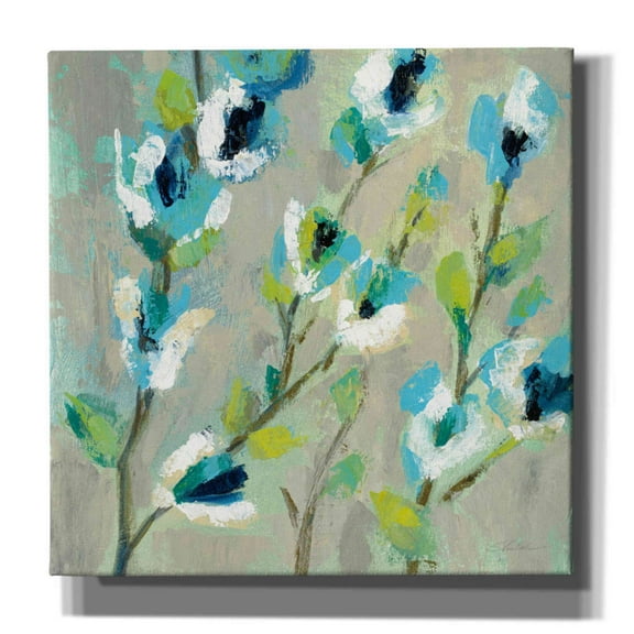 Epic Graffiti 'Whimsical Branch I' by Silvia Vassileva, Canvas Wall Art, 12"x12"