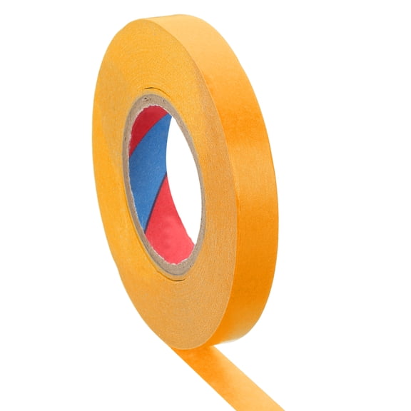 Uxcell Colored Masking Tape 1/2" x 55 Yards, Color Code Labeling Tape, Orange