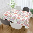 thumbnail image 6 of Coolnut Happy Easter Pattern Fabric Rectangle Tablecloth - Waterproof and Wrinkle-Resistant Table Cloth 54x72 Inch Table Cover for Indoor & Outdoor Dining House Decor, 6 of 7