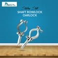 thumbnail image 4 of Marine City Clamp-On Rowlock Oarlocks – 316 Stainless Steel, 1-5/8" Tube, 1/2" Shaft Diameter, Corrosion-Resistant, Rotating Mount with Secure Release, for Kayaks, Boats & Yachts (Pack of 2), 4 of 4