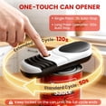 thumbnail image 3 of Black Can Opener Electric One Touch Automatic Electric Can Opener | One touch operation, built-in magnetic lid catcher. Food safe, friendly for arthritis hands, practical home kitchen tool, 3 of 9