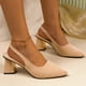 thumbnail image 5 of Correas de Tacón para Tacones Altos Correa de Hebilla de Tamaño Grande de Moda Y Versátil Zapatos de Corte Bajo Primavera / Verano Sandalias Cómodas de Moda Tacones Altos de las Mujeres, 5 of 9