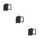 thumbnail image 5 of Estante de almacenamiento para cocina Bearachild montado en la pared de acero inoxidable Soporte para cepillo de Esponja Negro, 5 of 6