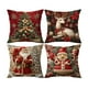 thumbnail image 2 of CaiYueKe Christmas Pillow Covers 18x18 inch Set of 4, Christmas Decorations Cushion Covers, Xmas Pillow Covers, Pillowcases Throw Pillow Covers with Hidden Zipper for Sofa Couch Home Decor, 2 of 7